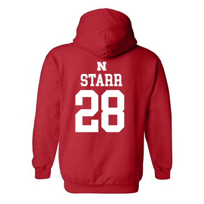 Nebraska - NCAA Women's Bowling : Kayla Starr - Generic Shersey Hooded Sweatshirt-1