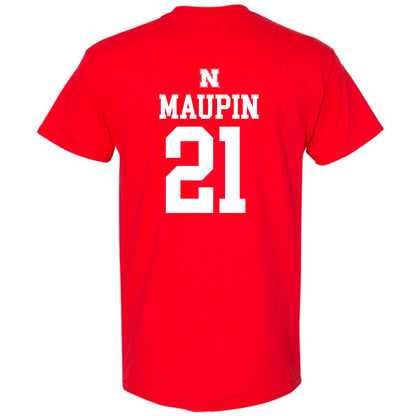 Nebraska - NCAA Women's Basketball : Eliza Maupin - Generic Shersey T-Shirt-1