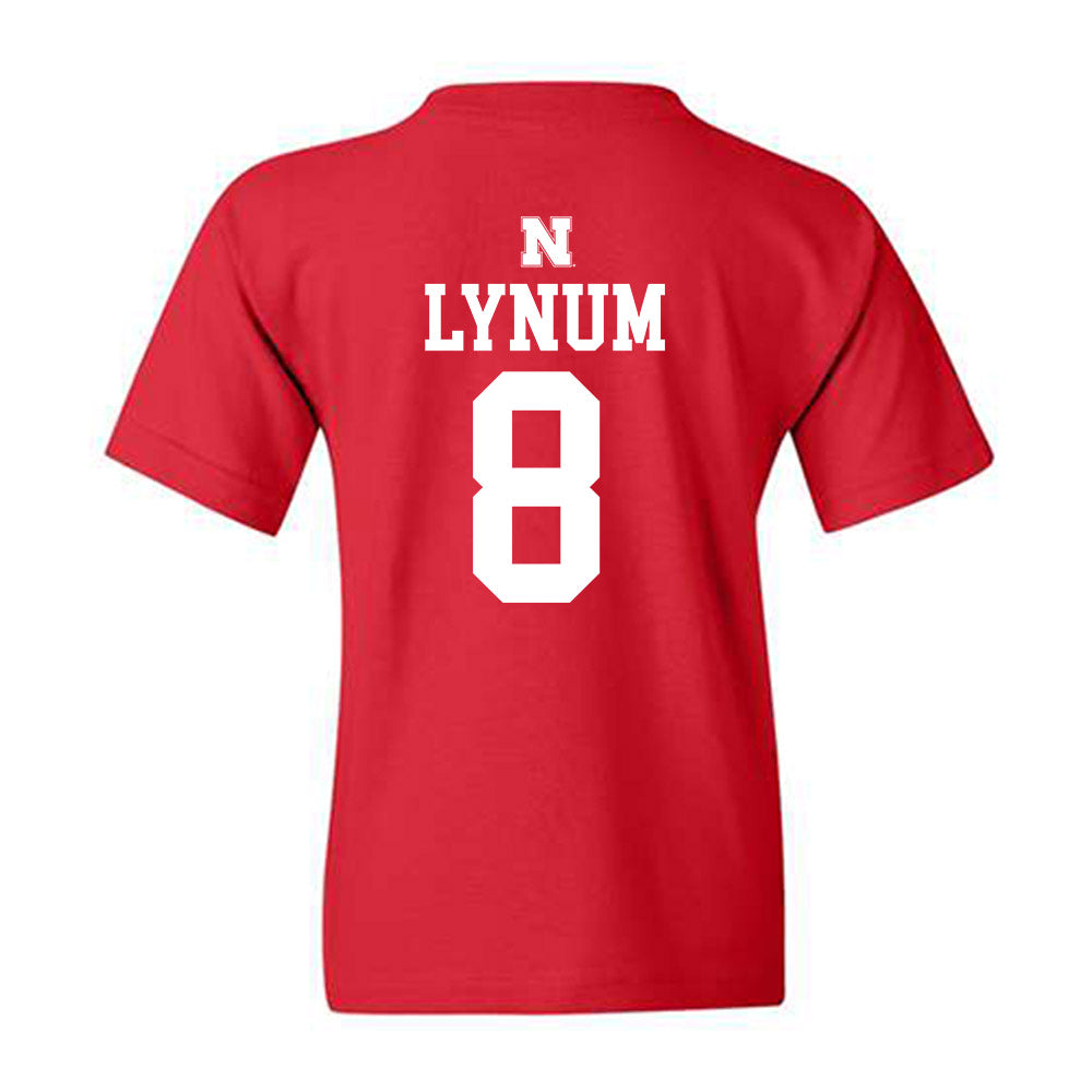 Nebraska - NCAA Football : Tamon Lynum - Generic Shersey Youth T-Shirt-1