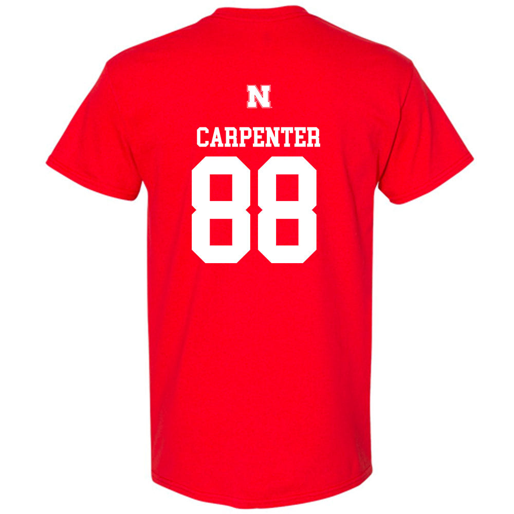 Nebraska - NCAA Football : Jackson Carpenter - Generic Shersey T-Shirt-1