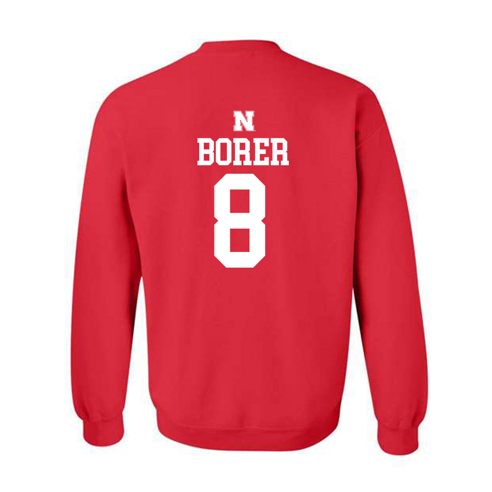 Nebraska - NCAA Women's Soccer : Reese Borer - Generic Shersey Crewneck Sweatshirt-1
