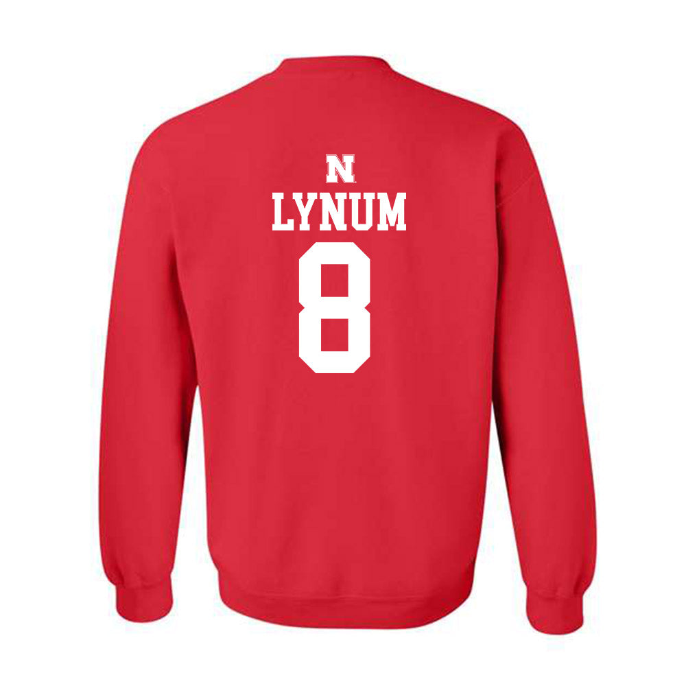 Nebraska - NCAA Football : Tamon Lynum - Generic Shersey Crewneck Sweatshirt-1