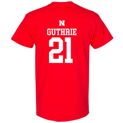 Nebraska - NCAA Football : Rex Guthrie - Generic Shersey T-Shirt-1