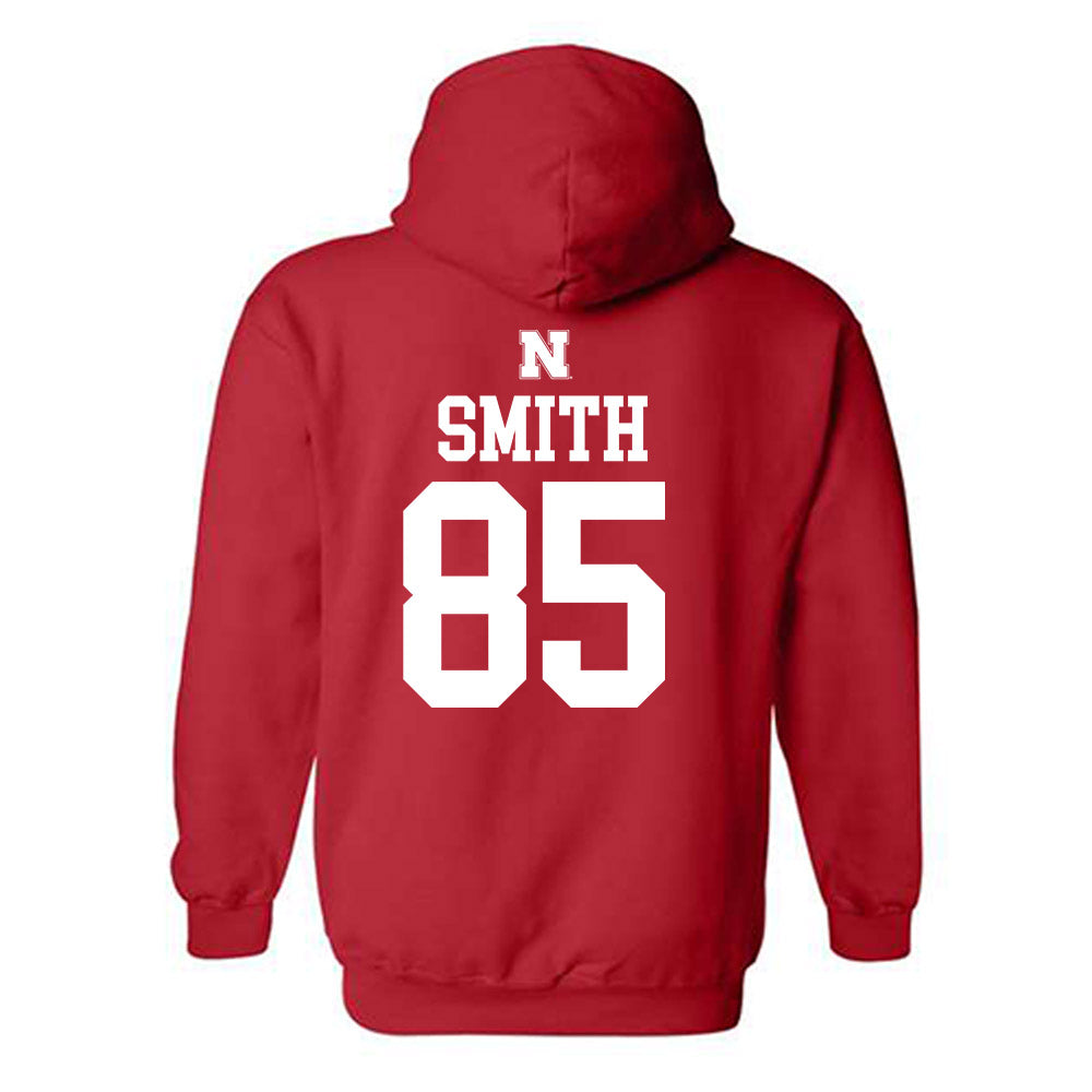 Nebraska - NCAA Football : Keelan Smith - Generic Shersey Hooded Sweatshirt