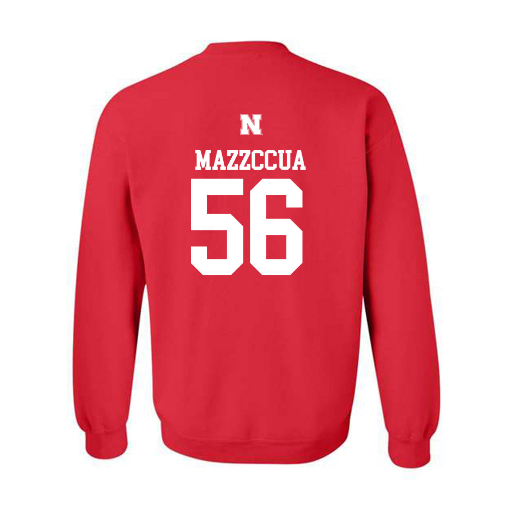 Nebraska - NCAA Football : Micah Mazzccua - Generic Shersey Crewneck Sweatshirt