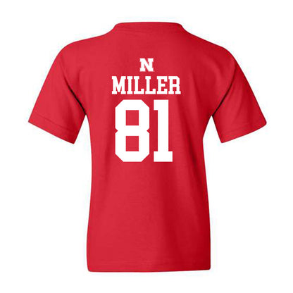 Nebraska - NCAA Football : Hayes Miller - Generic Shersey Youth T-Shirt