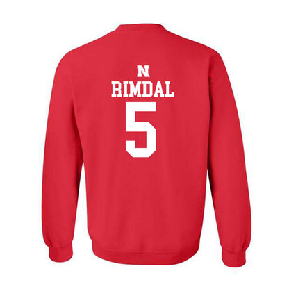 Nebraska - NCAA Women's Basketball : Alberte Rimdal - Generic Shersey Crewneck Sweatshirt