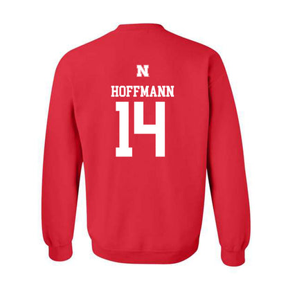 Nebraska - NCAA Softball : Kacie Hoffmann - Generic Shersey Crewneck Sweatshirt-1