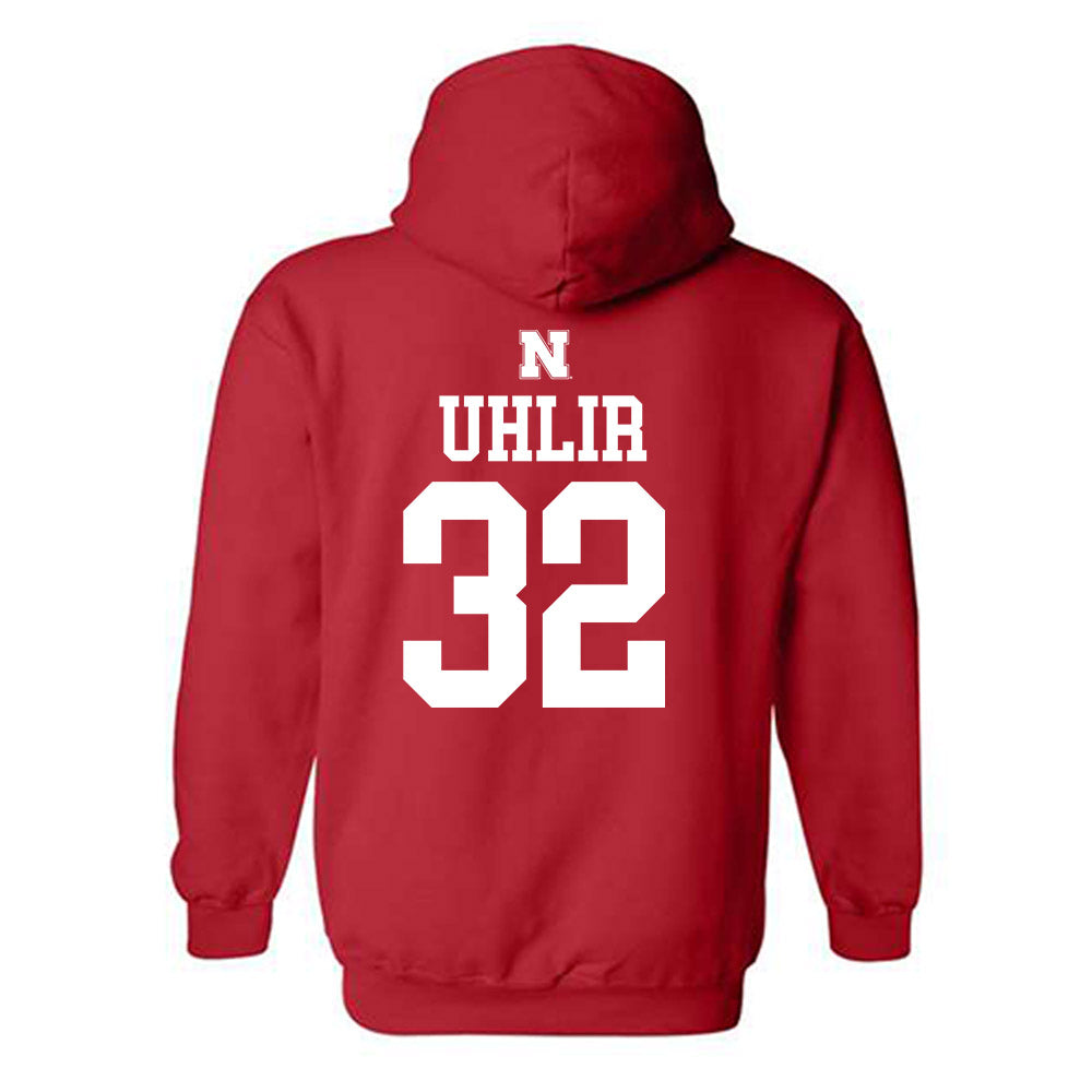 Nebraska - NCAA Football : Trent Uhlir - Generic Shersey Hooded Sweatshirt