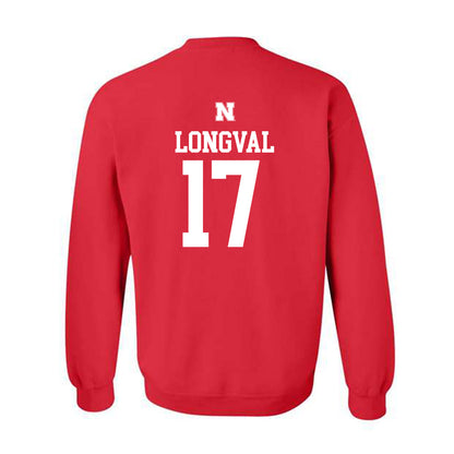 Nebraska - NCAA Football : Luke Longval - Generic Shersey Crewneck Sweatshirt