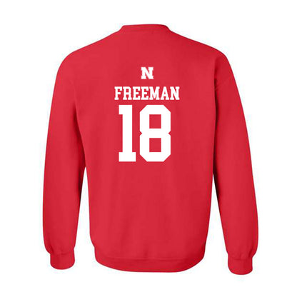 Nebraska - NCAA Baseball : Preston Freeman - Generic Shersey Crewneck Sweatshirt-1