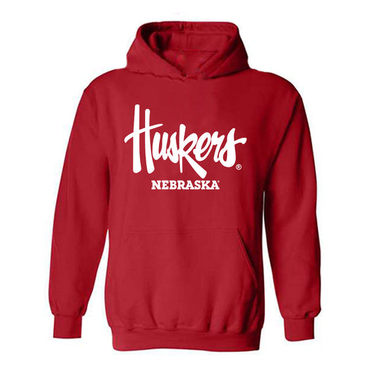 Nebraska - NCAA Baseball : Kevin Mannell - Generic Shersey Hooded Sweatshirt-0