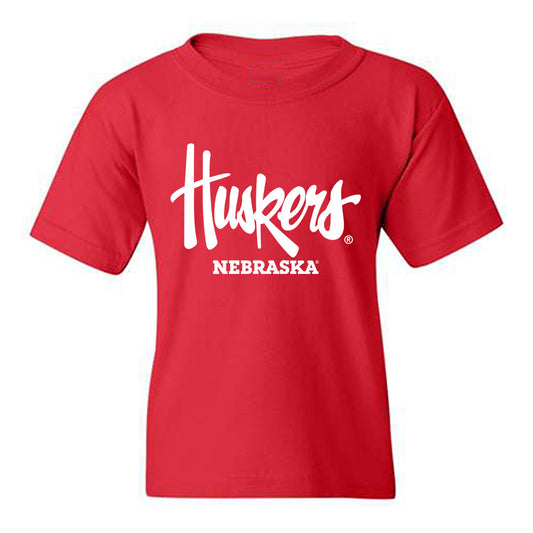 Nebraska - NCAA Football : Aidan Flege - Generic Shersey Youth T-Shirt-0