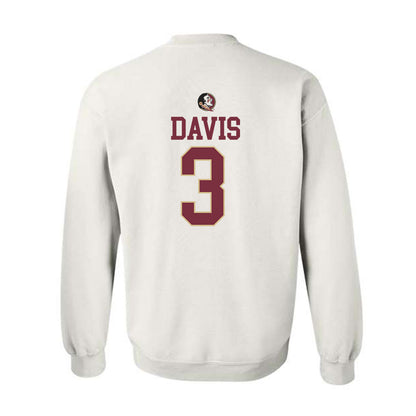 FSU - NCAA Football : Kam Davis - Fashion Shersey Crewneck Sweatshirt