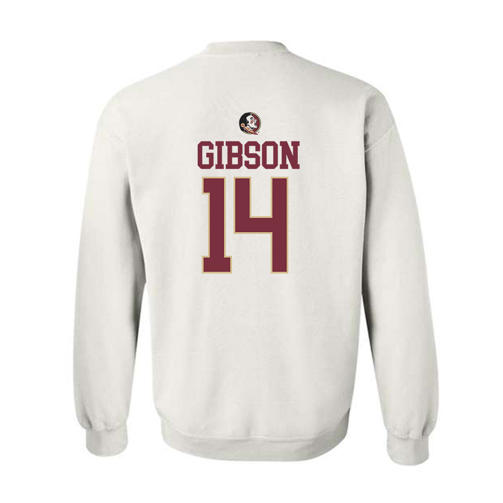 FSU - NCAA Baseball : BJ Gibson - Fashion Shersey Crewneck Sweatshirt-1