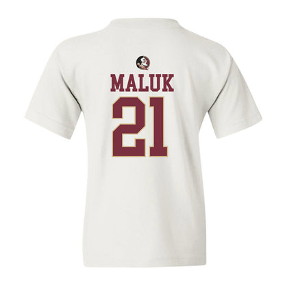 FSU - NCAA Men's Basketball : Alier Maluk - Fashion Shersey Youth T-Shirt