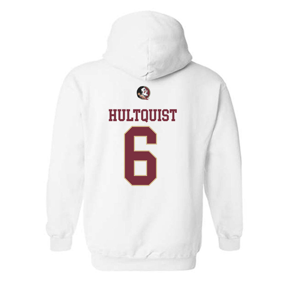 FSU - NCAA Beach Volleyball : Kenzie Hultquist - Fashion Shersey Hooded Sweatshirt-1
