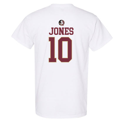 FSU - NCAA Men's Basketball : Lajae Jones - Fashion Shersey T-Shirt-1