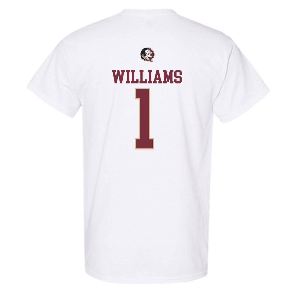 FSU - NCAA Baseball : Chase Williams - Fashion Shersey T-Shirt-1