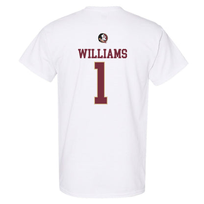FSU - NCAA Baseball : Chase Williams - Fashion Shersey T-Shirt-1