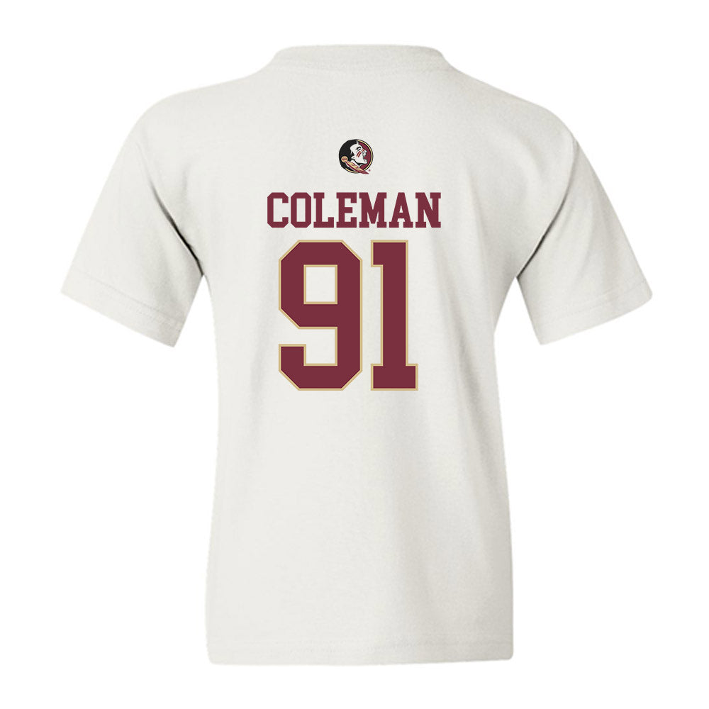 FSU - NCAA Football : Tyeland Coleman - Fashion Shersey Youth T-Shirt-1
