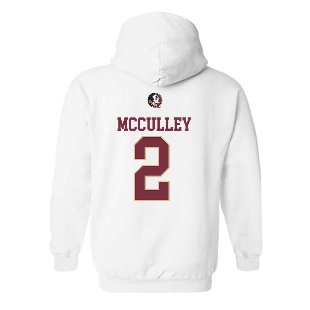 FSU - NCAA Baseball : Carter McCulley - Fashion Shersey Hooded Sweatshirt