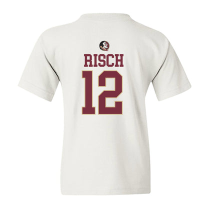 FSU - NCAA Women's Basketball : Emma Risch - Fashion Shersey Youth T-Shirt-1