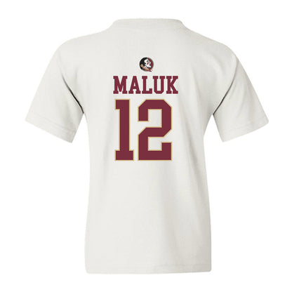 FSU - NCAA Men's Basketball : Alier Maluk - Fashion Shersey Youth T-Shirt-1