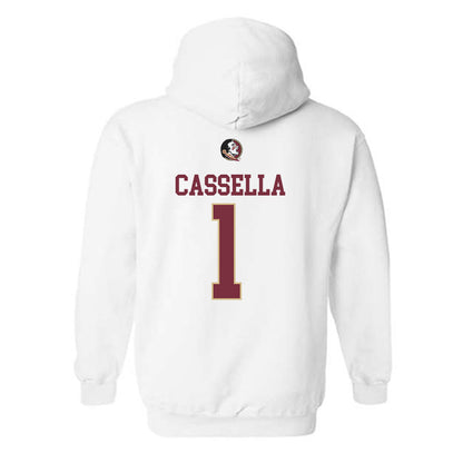 FSU - NCAA Women's Lacrosse : Sienna Cassella - Fashion Shersey Hooded Sweatshirt-1