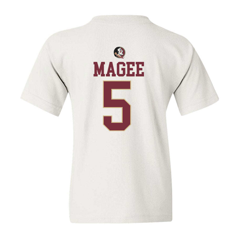 FSU - NCAA Men's Basketball : Kobe MaGee - Fashion Shersey Youth T-Shirt-1