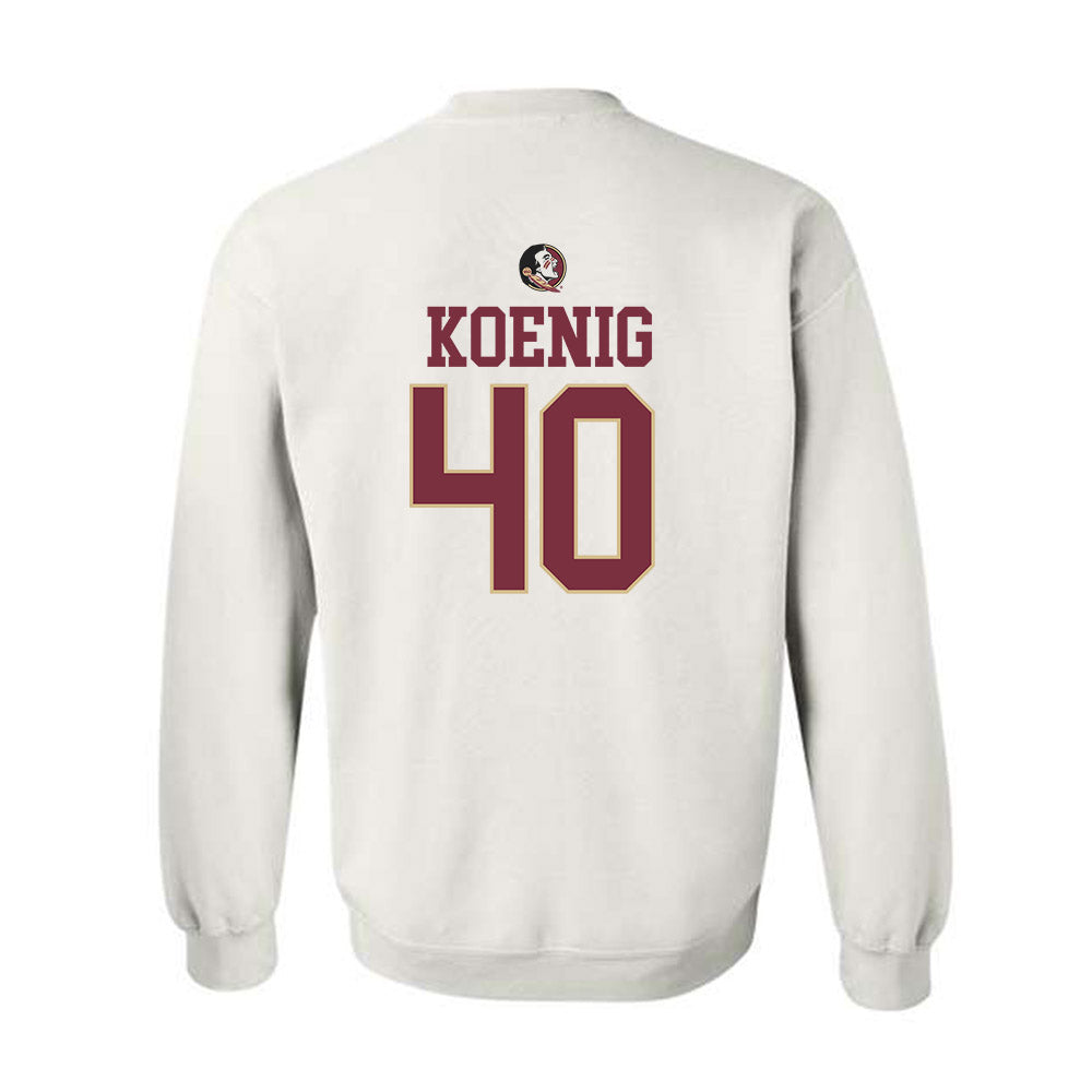FSU - NCAA Beach Volleyball : Audrey Koenig - Fashion Shersey Crewneck Sweatshirt-1