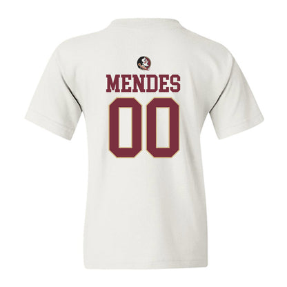 FSU - NCAA Baseball : Wes Mendes - Fashion Shersey Youth T-Shirt-1