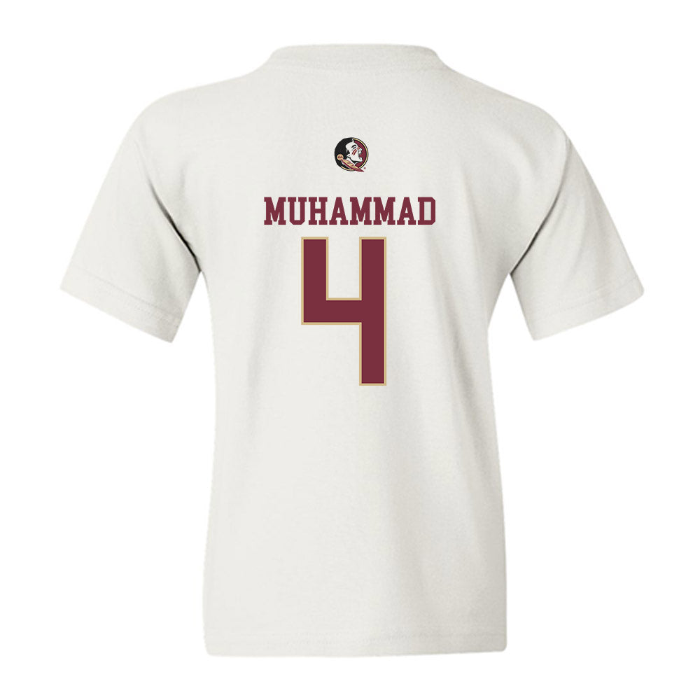FSU - NCAA Men's Basketball : Shahid Muhammad - Fashion Shersey Youth T-Shirt-1