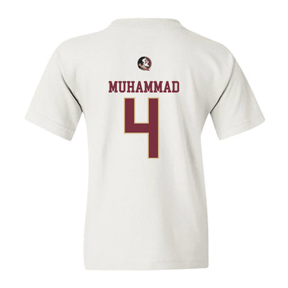 FSU - NCAA Men's Basketball : Shahid Muhammad - Fashion Shersey Youth T-Shirt-1