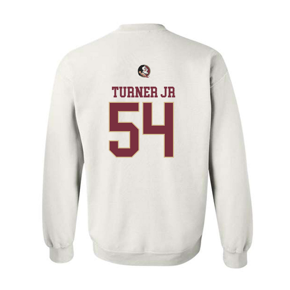 FSU - NCAA Football : Byron Turner Jr - Fashion Shersey Crewneck Sweatshirt