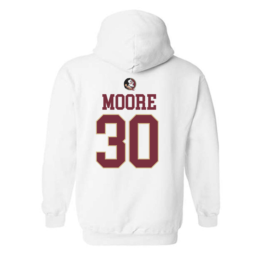 FSU - NCAA Baseball : Bryson Moore - Fashion Shersey Hooded Sweatshirt-1