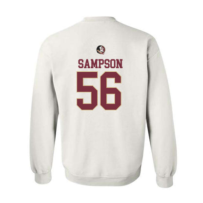 FSU - NCAA Football : KJ Sampson - Fashion Shersey Crewneck Sweatshirt