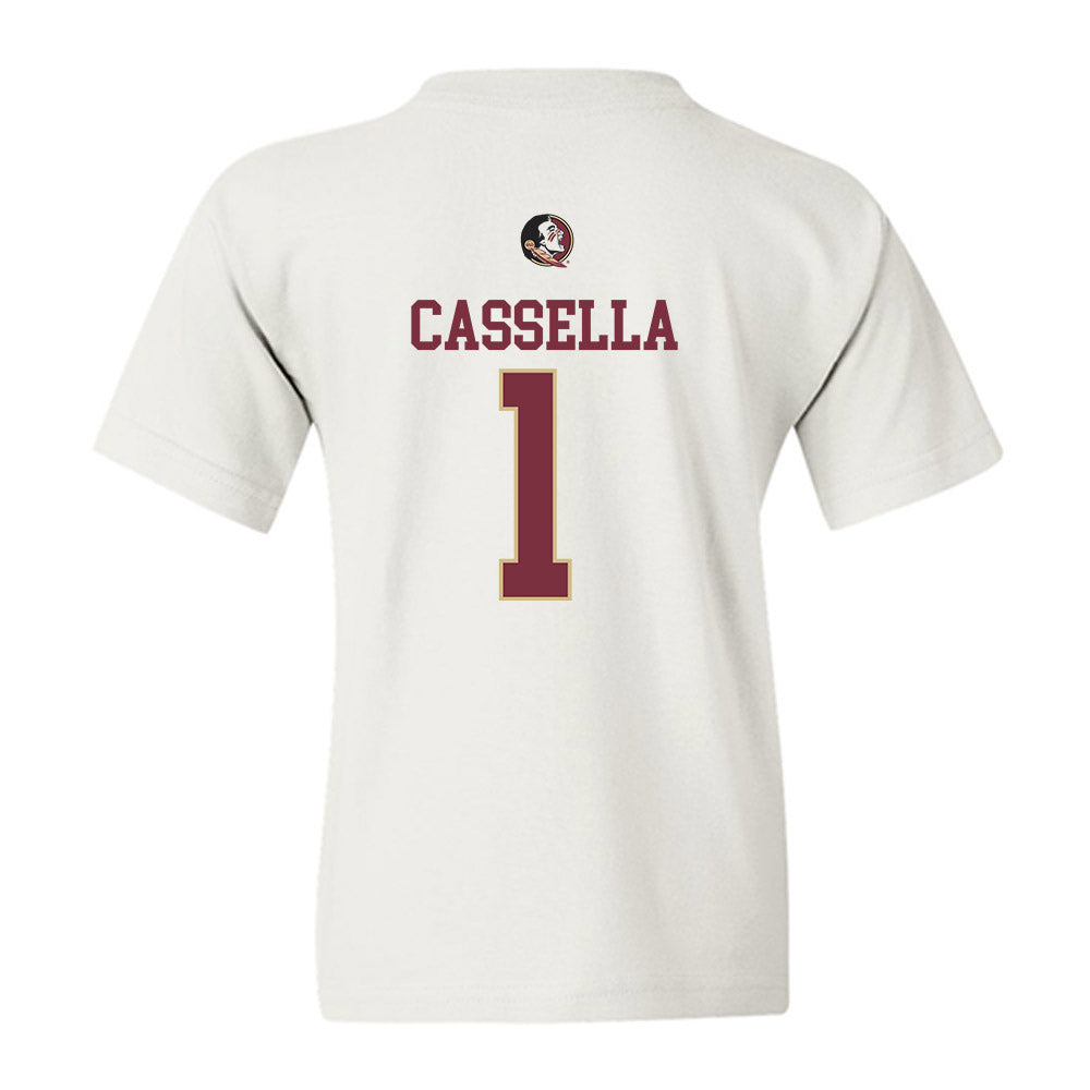 FSU - NCAA Women's Lacrosse : Sienna Cassella - Fashion Shersey Youth T-Shirt-1