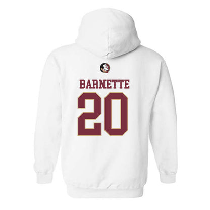 FSU - NCAA Women's Lacrosse : Emily Barnette - Fashion Shersey Hooded Sweatshirt-1