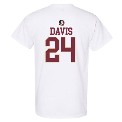 FSU - NCAA Women's Basketball : Pania Davis - Fashion Shersey T-Shirt-1