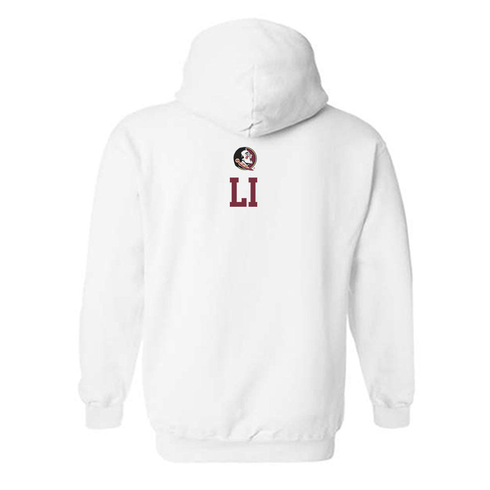 FSU - NCAA Women's Tennis : Tina Li - Fashion Shersey Hooded Sweatshirt-1