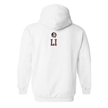 FSU - NCAA Women's Tennis : Tina Li - Fashion Shersey Hooded Sweatshirt-1