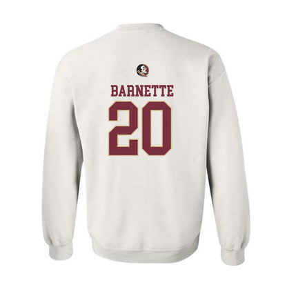 FSU - NCAA Women's Lacrosse : Emily Barnette - Fashion Shersey Crewneck Sweatshirt-1