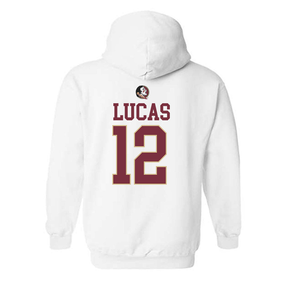 FSU - NCAA Football : Jaylin Lucas - Fashion Shersey Hooded Sweatshirt-1