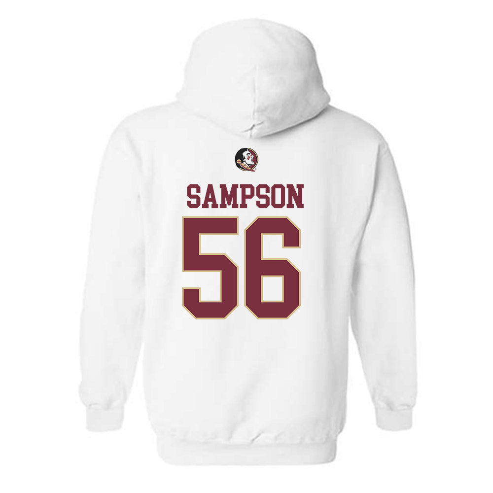 FSU - NCAA Football : KJ Sampson - Fashion Shersey Hooded Sweatshirt