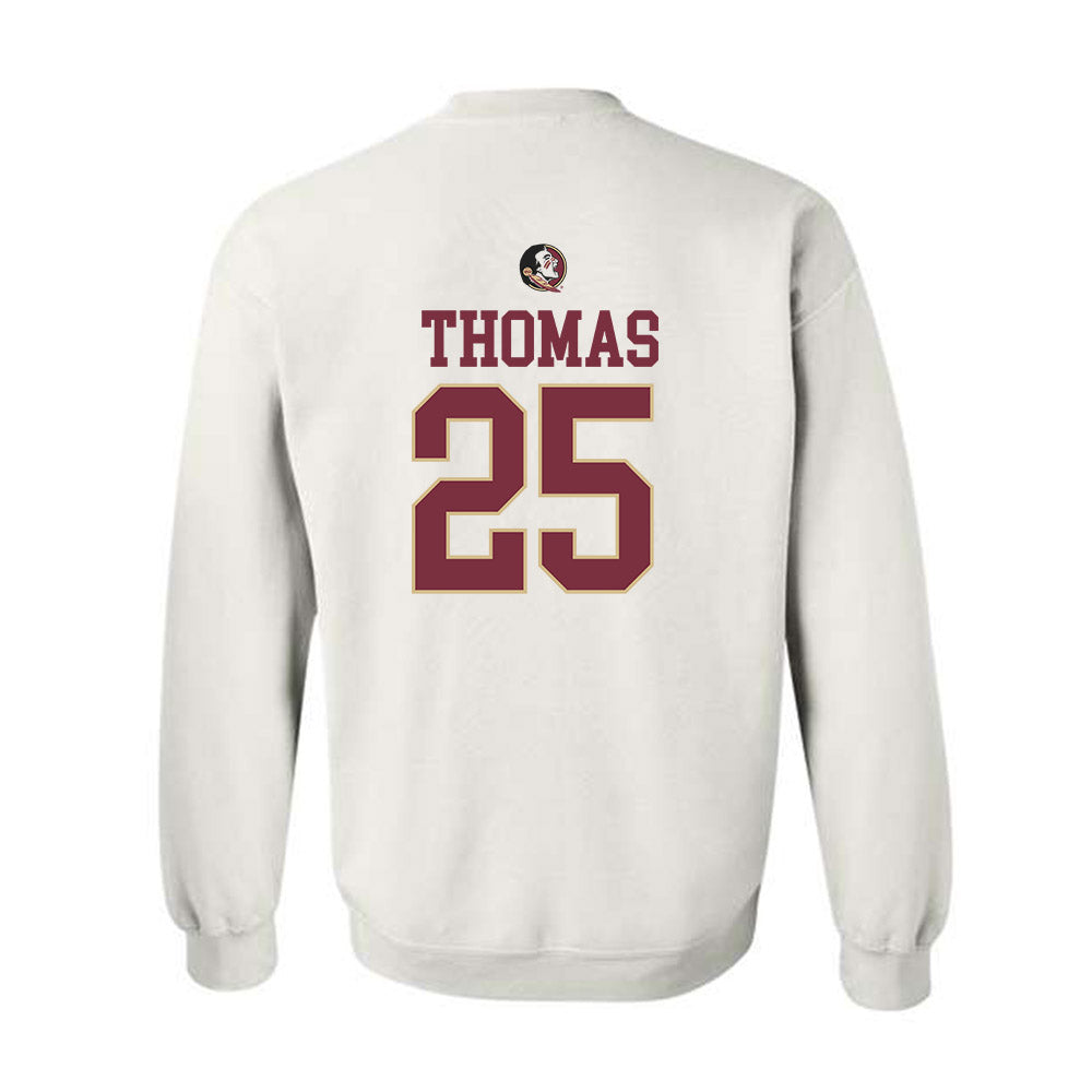 FSU - NCAA Men's Basketball : Justin Thomas - Fashion Shersey Crewneck Sweatshirt-1