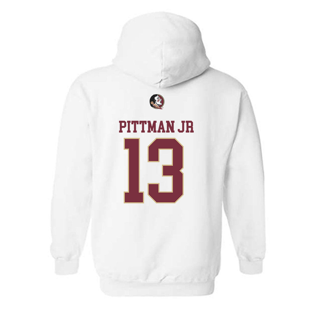 FSU - NCAA Football : Randy Pittman Jr - Fashion Shersey Hooded Sweatshirt-1
