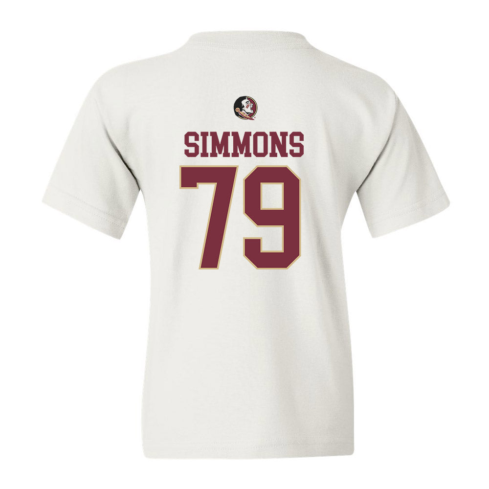 FSU - NCAA Football : Lucas Simmons - Fashion Shersey Youth T-Shirt