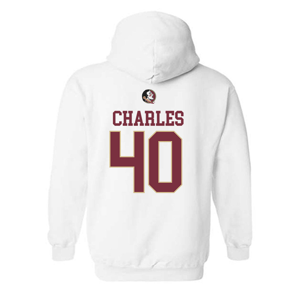 FSU - NCAA Baseball : Joe Charles - Fashion Shersey Hooded Sweatshirt-1