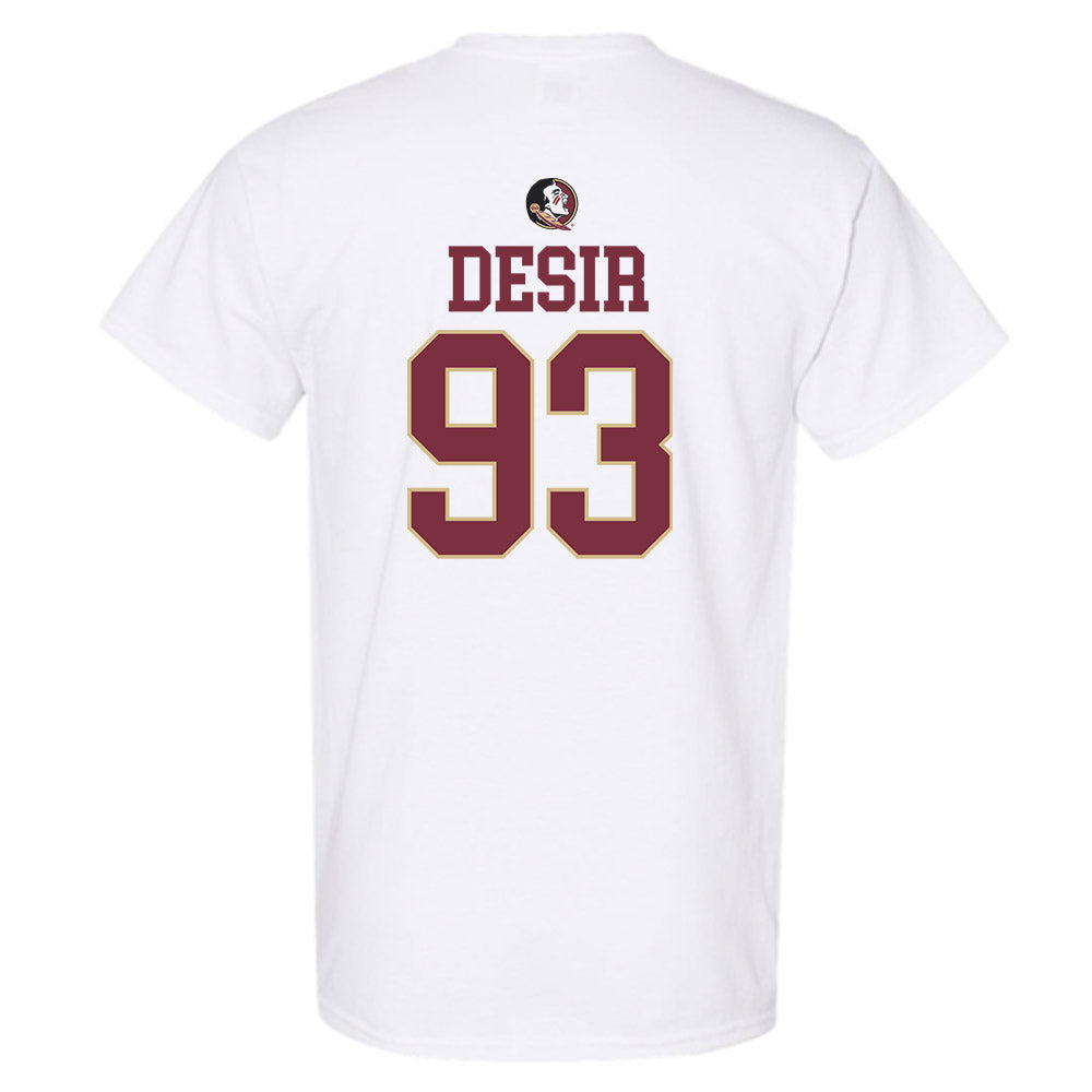 FSU - NCAA Football : Mandrell Desir - Fashion Shersey T-Shirt-1